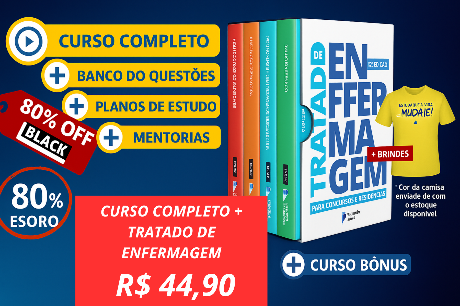 CURSO COMPLETO + TRATADO DE ENFERMAGEM